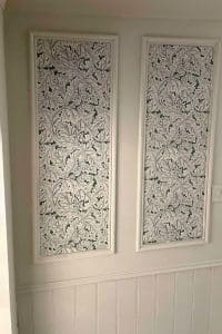 DIY framed wallpaper panels: wall art in 7 easy steps - Claire Douglas ...