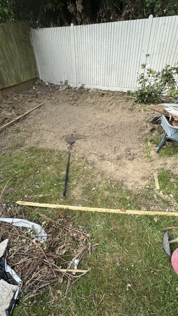 diy porcelain patio