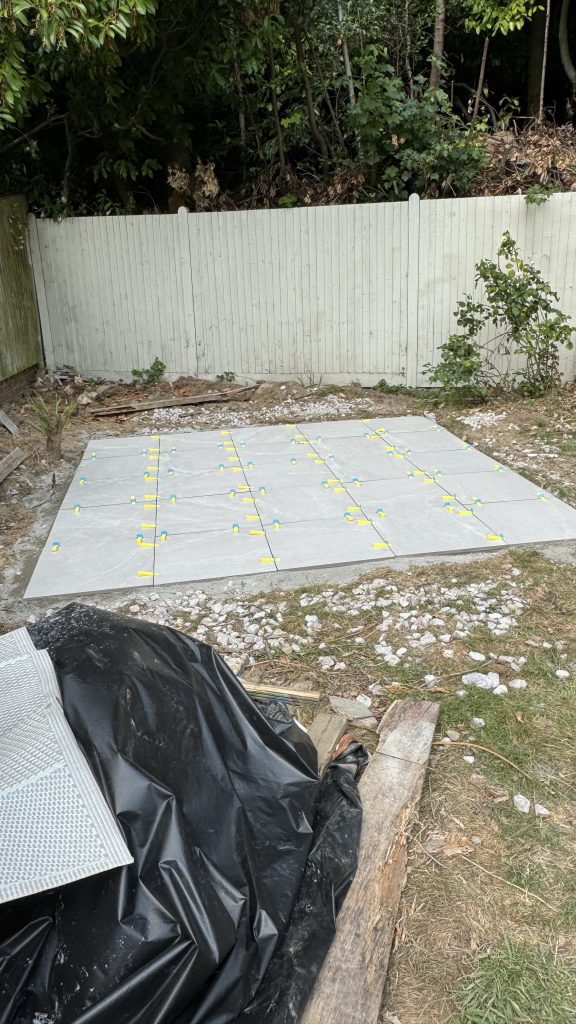 diy porcelain patio
