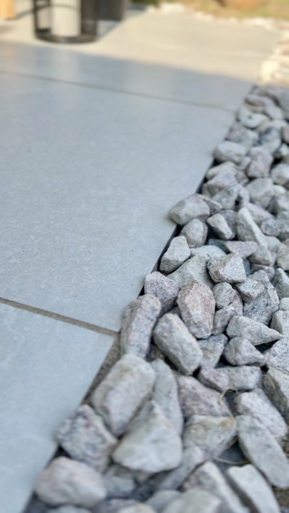 diy porcelain patio