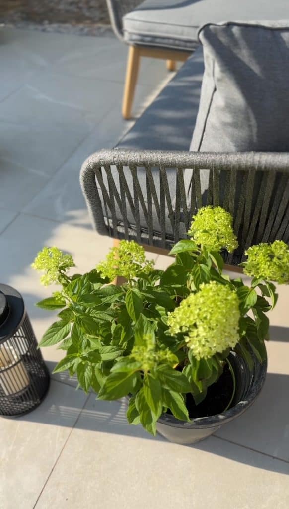DIY porcelain patio