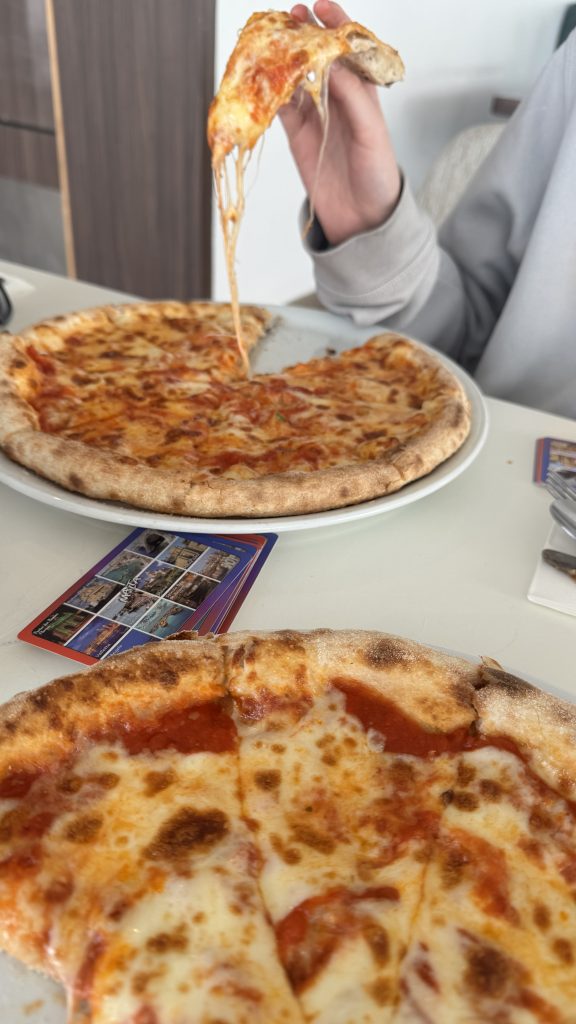 pizza at Azure restaurant hilton malta st pauls bay