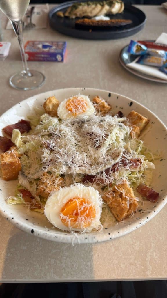 Ceasar salad at Sabi restaurant