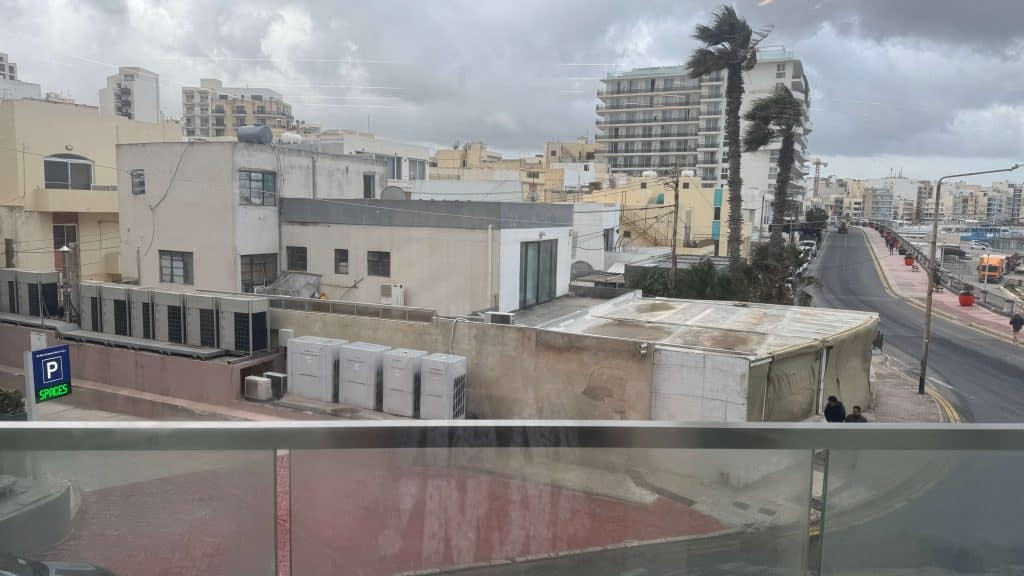 view from restaurant