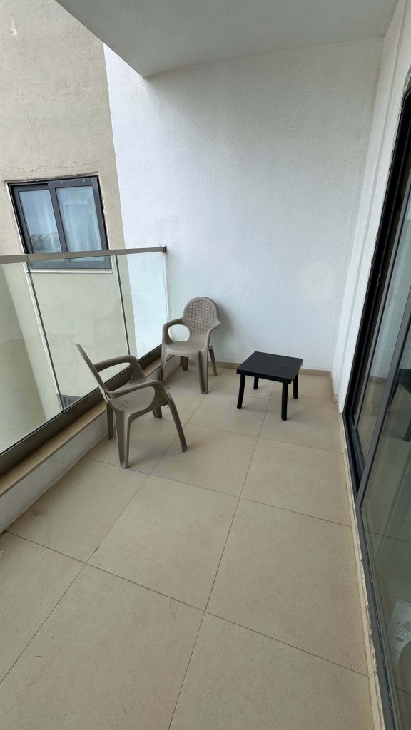 balcony of room at Hilton Doubletree Malta