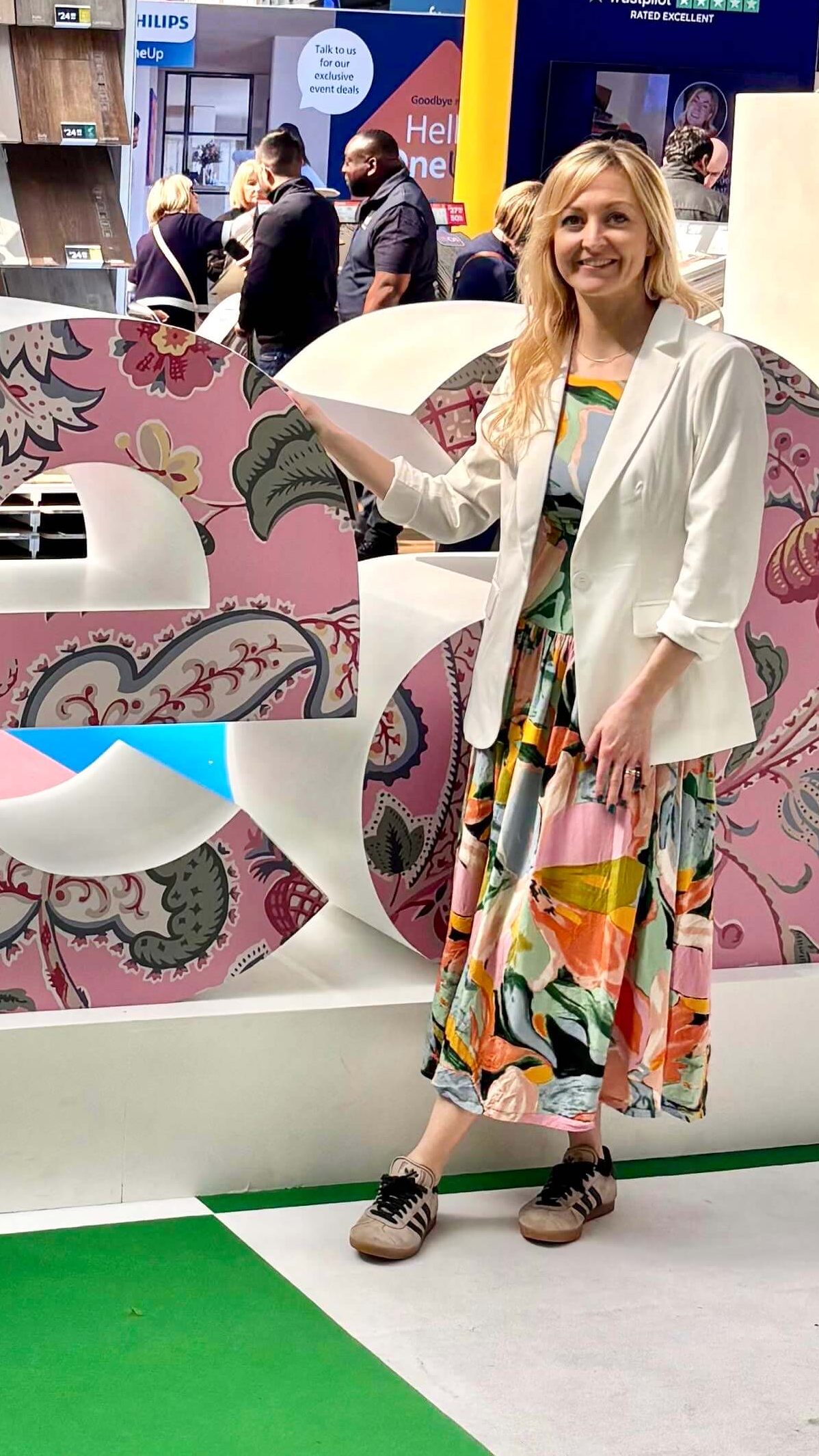 Claire Douglas at The ideal Home show 2026