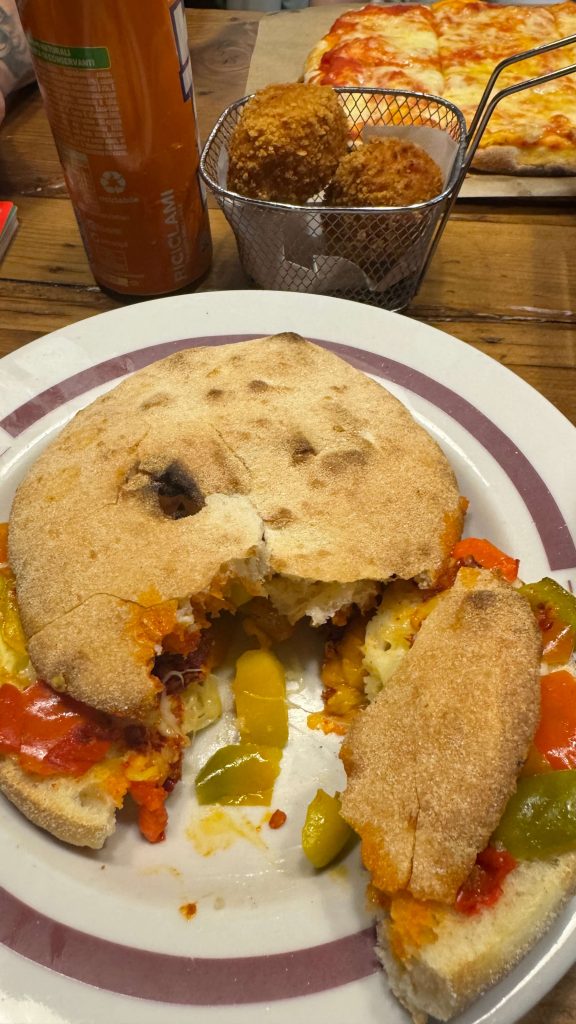 sandwich at pinsitaly trevi