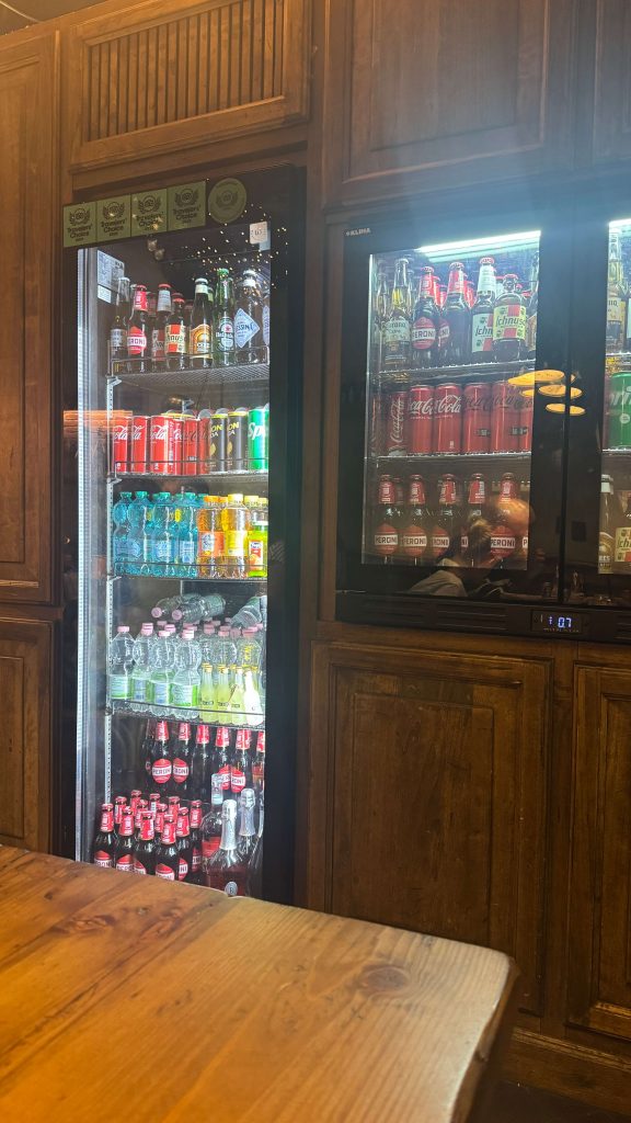drinks fridge at pinsitaly trevi