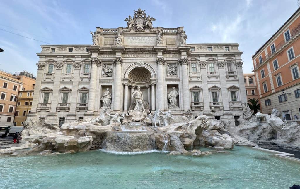 Rome on a budget - bespoke on a budget travel - the trevi fountain rome tips