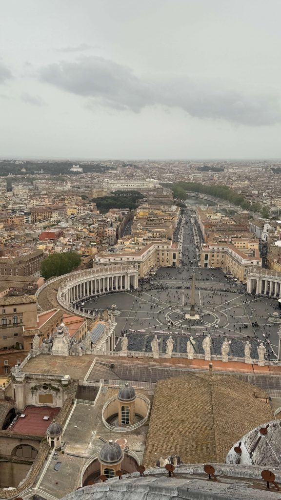 view from the top of the Vatican