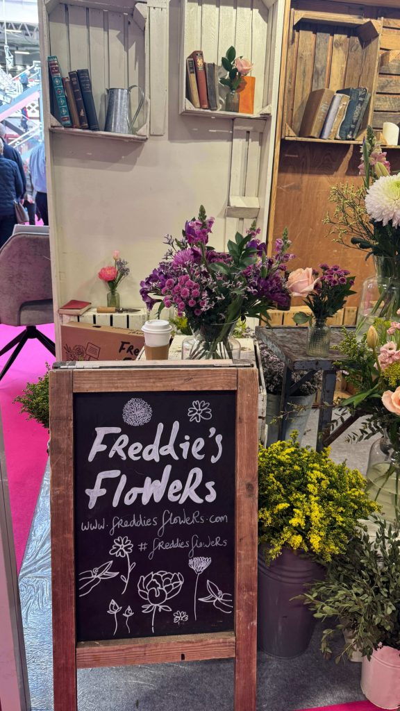 Freddies Flowers at the Ideal Home Show