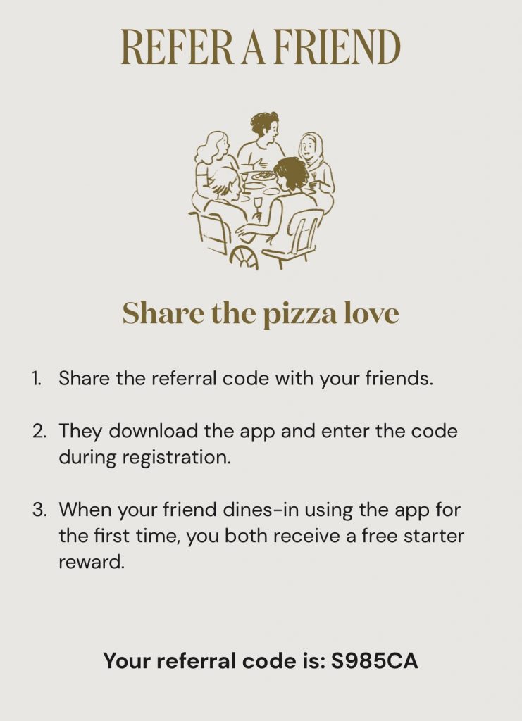 pizzaexpress referral code