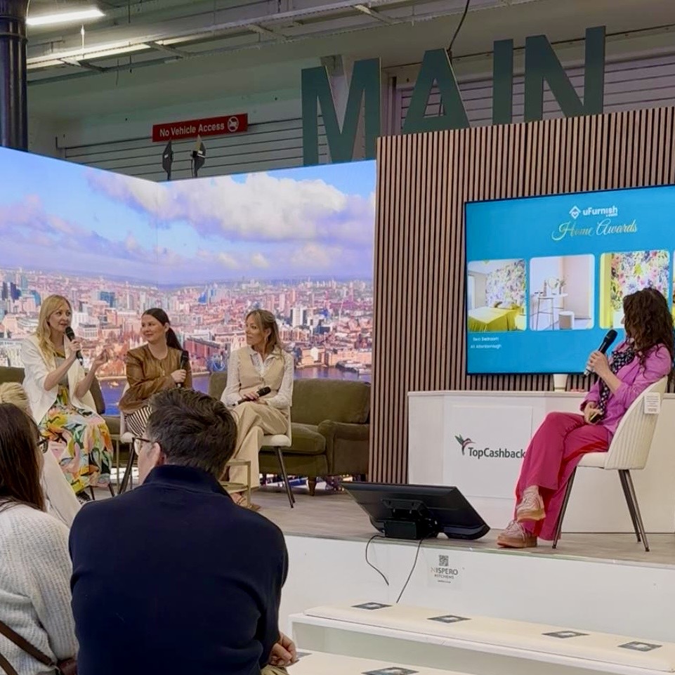 Claire Douglas at the ideal home show