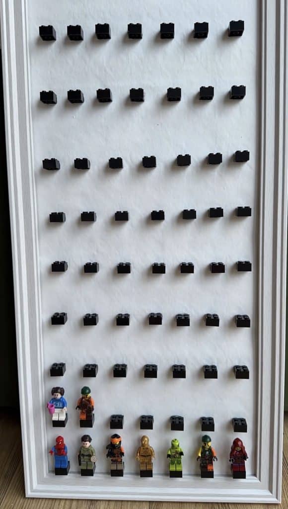 Lego minifigure display idea