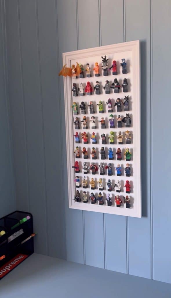 Lego minifigure display ideas