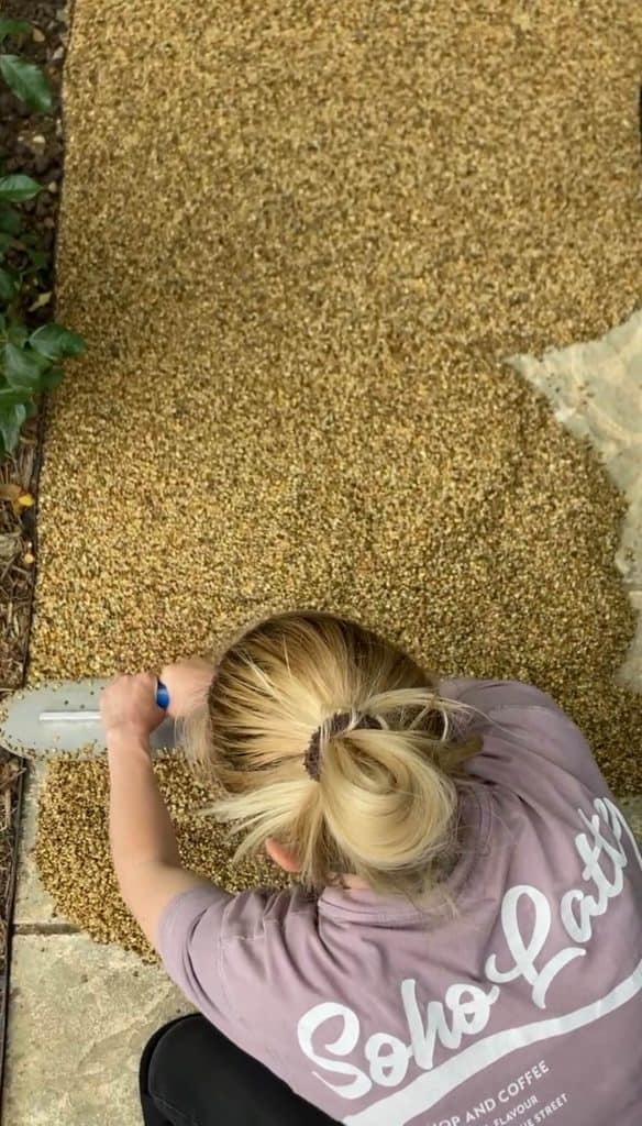 best edging for resin paths on a budget