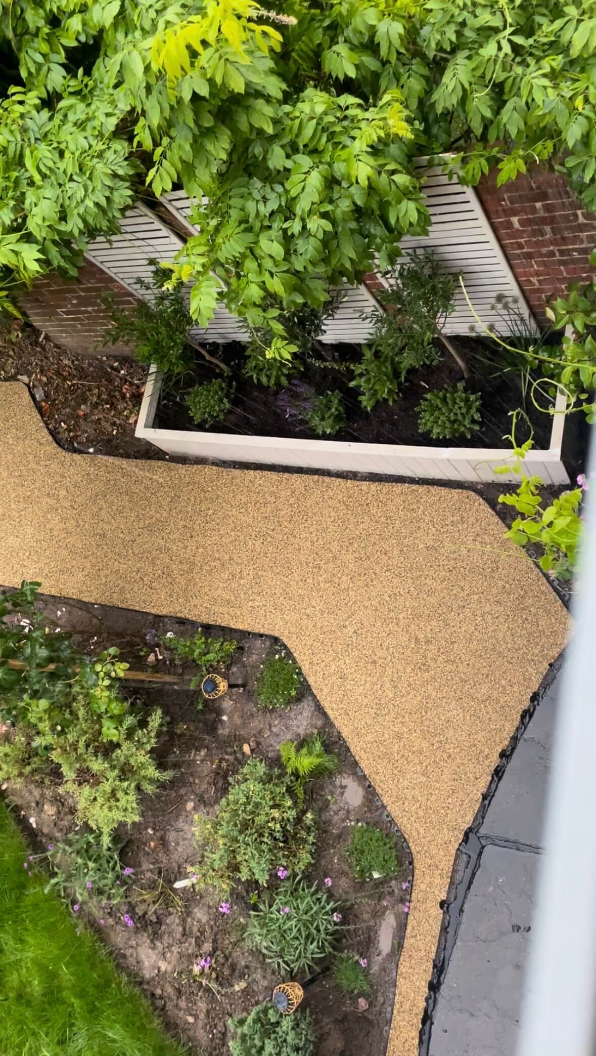 best edging for resin paths on a budget