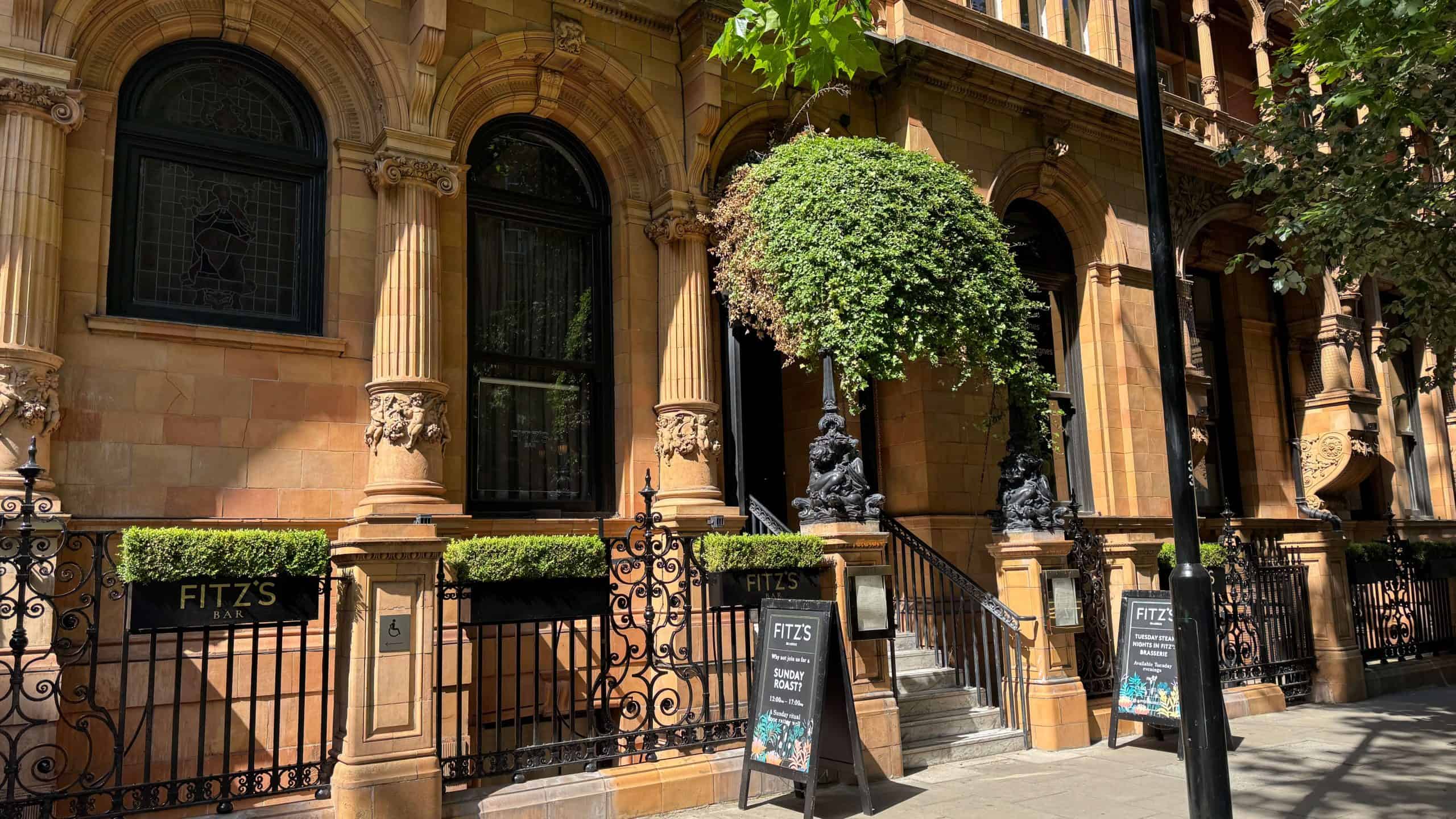 The kimpton fitzroy review - fitzs bar entrance