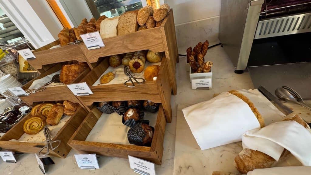pastries at breakfast The kimpton fitzroy review