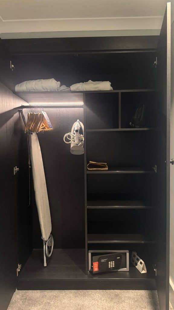 the wardrobe