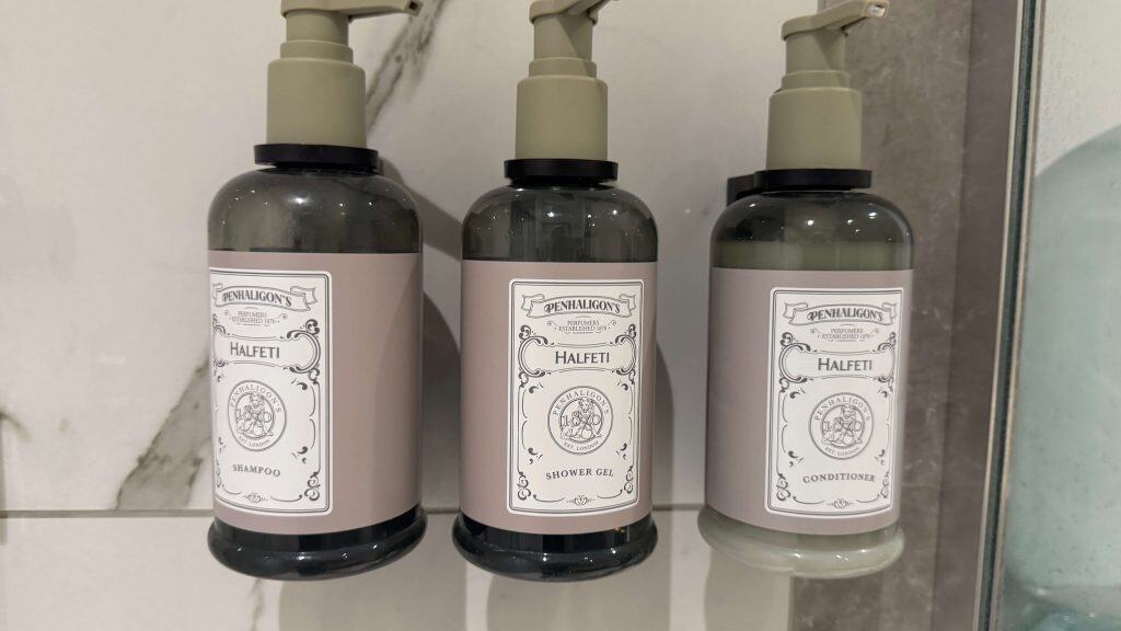 penthalion toiletries - a highlight of our stay at the Grand Brighton