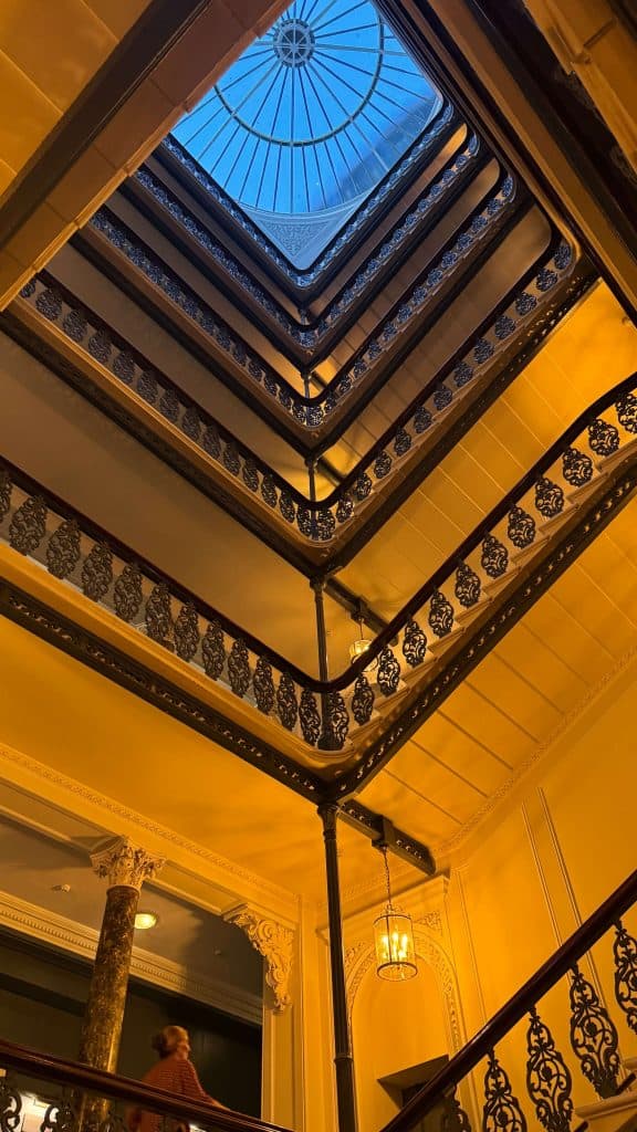 the staircase