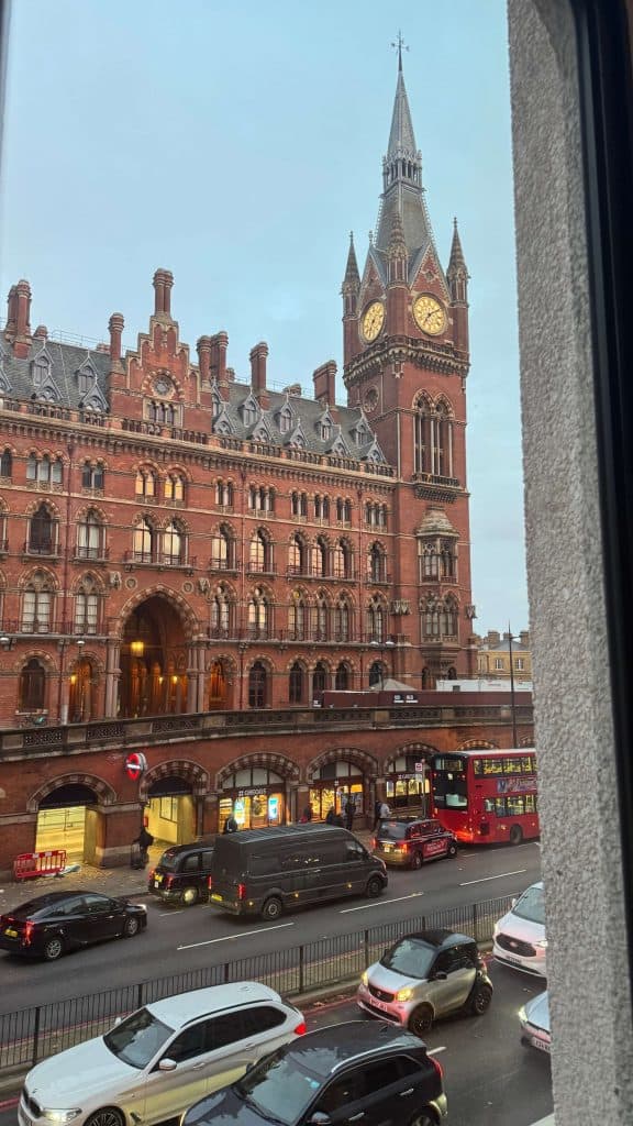 the view from my room at the standard hotel London