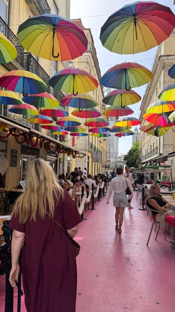 Pink street Lisbon