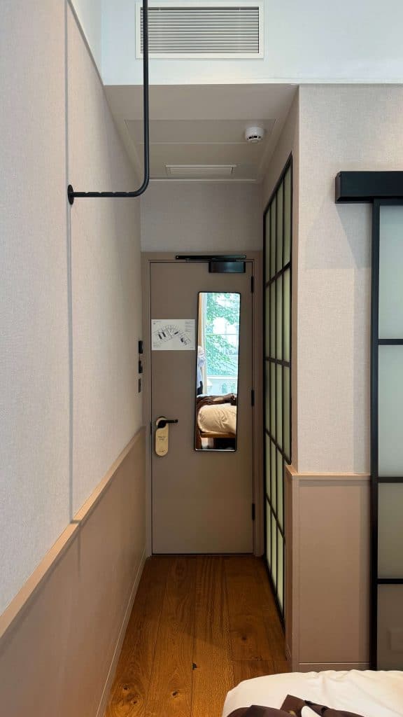 the room door
