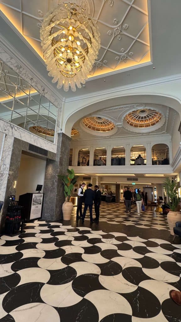 The beautiful lobby