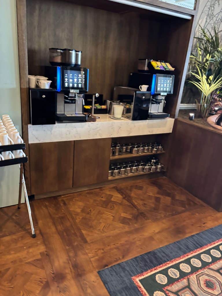 the coffee machine