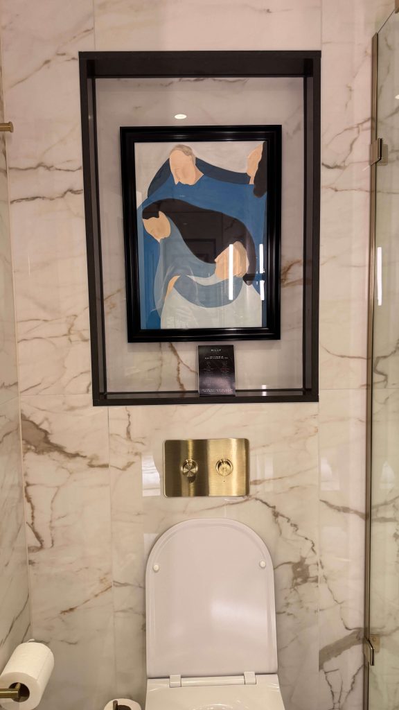 Art in the bathroom