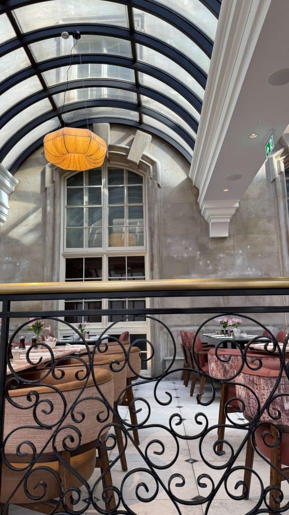 the breakfast at the dilly hotel London