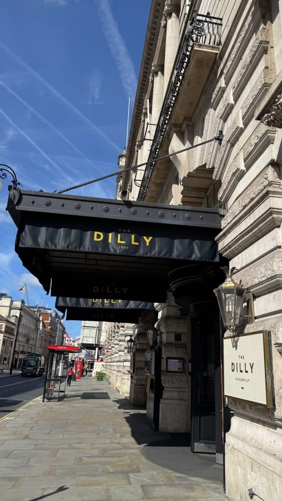  the Dilly hotel entrance