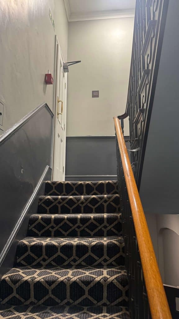 Stairways at the Academy Hotel London