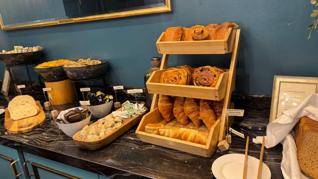 breakfast at the academy hotel